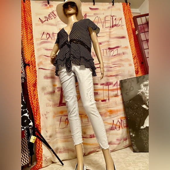 10067 Women’s White skinny jeans size 4 - Picture 11 of 11